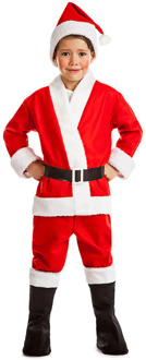 Kostuum Santa Claus Junior Rood - Zalm