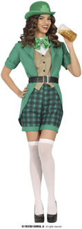 Kostuum St. Patrick Dames Groen Sheena