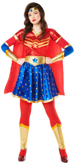 Kostuum Superheldin Star Multikleur - Print