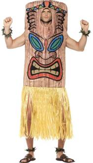 Kostuum Tiki Totem Bruin