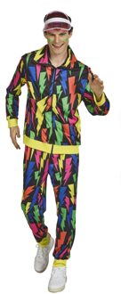 Kostuum Training Neon Bliksem Man Multikleur - Print