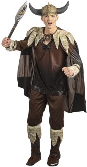 Kostuum Viking Man Odin Bruin - Kastanje