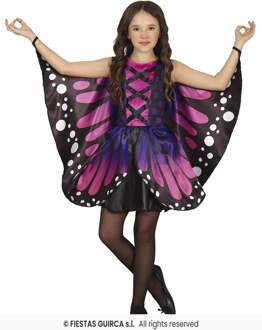 Kostuum Vlinder met Vleugels Roze/Paars Meisje Roze, Paars - Lila