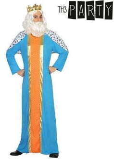 Kostuum Voor Volwassenen Wizard King Melchior (2 Stuks) XS S