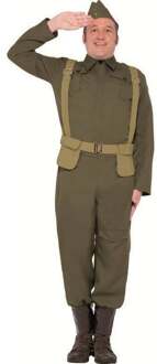 Kostuum -XL- WW2 Home Guard Private Groen