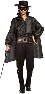 Kostuum Zorro Heren Don Diego Zwart