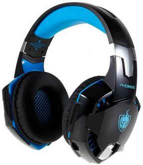 KOTION EACH G2000BT Stereo Gaming Headset Noise Cancelling Over Ear hoofdtelefoon met afneembare microfoon - Blauw