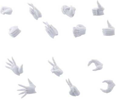 Kotobukiya Megalomaria Unlimited Universe Model Kit Accessory Set Ex Hand Unit Female Type A WHITE Ver.