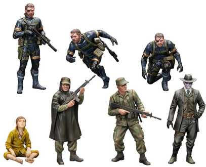 Kotobukiya Metal Gear Solid V Plastic Model Kit 1/35 Metal Gear Solid Ground Zero Set 5 cm