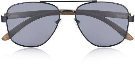 Kotor gepolariseerde zonnebril - donkerbruin/zwart - maat Donker Bruin