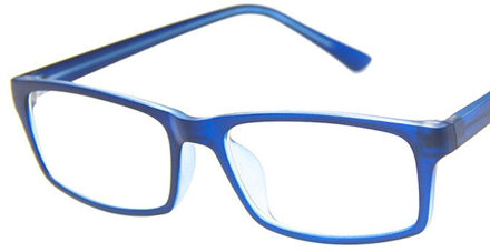 Kottdo Vintage Vierkante Brillen Vrouwen Klassieke Bijziendheid Bril Frames Voor Mannen blauw