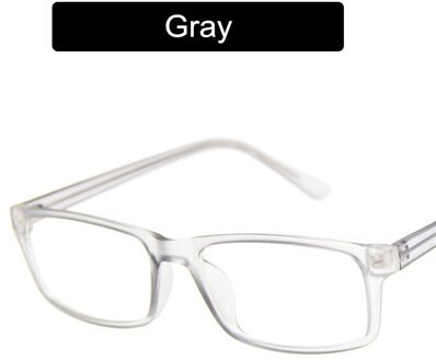 Kottdo Vintage Vierkante Brillen Vrouwen Klassieke Bijziendheid Bril Frames Voor Mannen grijs