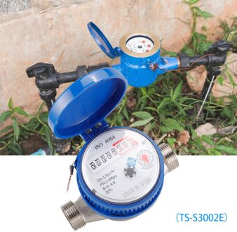Koud Water Meter Met Gratis Fittings 360 Graden Vrij Verstelbare Roterende Teller Water Meten Meter Voor Tuin Thuis Gebruik