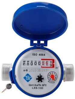 Koud Water Meter Zware Messing Flow Maatregel Tap Huis Tuin Nat Tafel Mechanische Roterende Pointer Teller Meetinstrumenten