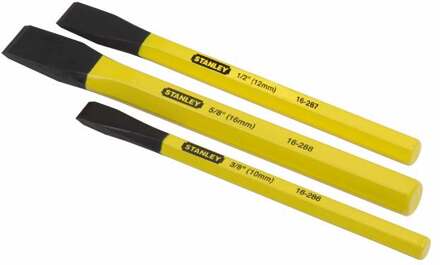 Koudbeitelset 3-delig