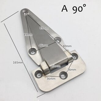 Koude Winkel Opslag Scharnier Oven Industriële Deel Gekoelde Truck Auto Deur Vriezer Stoom Kast Scharnier Kookgerei Hardware een style een stuk