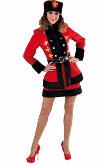 Kozak dame Rood - Zalm, Zwart