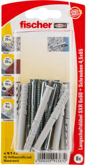 Kozijnplug/Schroef S x 6 RS 60 SK - 8 Stuks