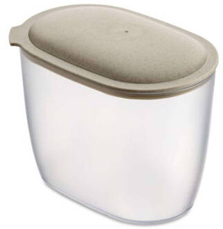 Koziol Voorraadpot, Ovaal, 1.4 L, Zand Beige - Koziol Connect