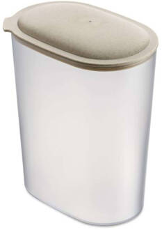 Koziol Voorraadpot, Ovaal, 2.5 L, Zand Beige - Koziol Connect