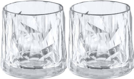 Koziol Whiskeyglazen / Cocktailglazen / Waterglazen - Onbreekbaar - Superglas - 250 Ml - 2 Stuks Transparant