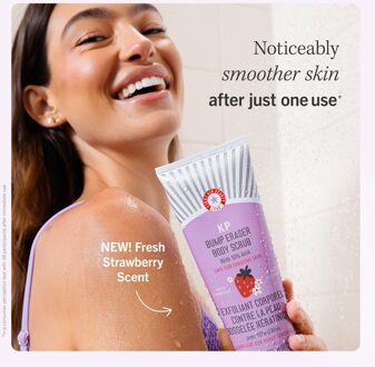 KP Bump Eraser Fresh Strawberry Bodyscrub met 10% AHA 226 g