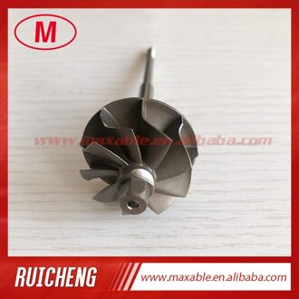 KP35 9 blades 31/34. 7mm dubbele ring turbo turbine-as & wiel/turbo wiel/turbine wiel & as