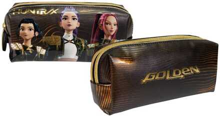KPop Demon Hunetrs Pencil Case Golden