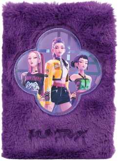 KPop Demon Hunters A5 Notebook Huntr/x Plush