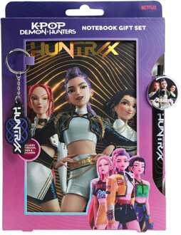 KPop Demon Hunters Notebook Gift Set Golden