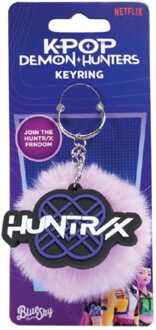 KPop Demon Hunters Pom Pom Keychain Huntr/x