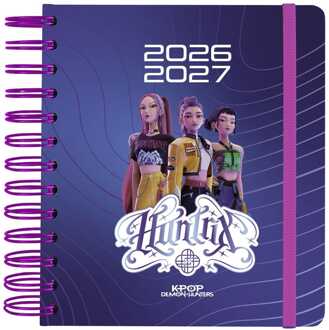 KPop Demon Hunters School Diary daily planner 2026/2027 A5