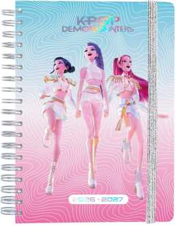 KPop Demon Hunters School Diary weekly planner 2026/2027 A5