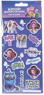 KPop Demon Hunters Sticker Set Puff
