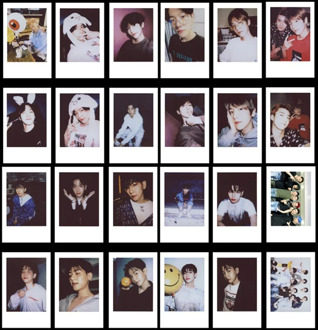 Kpop EXO Polaroid Photo Card Self Made Lomo Photocard Beakhyun CHANYEOL Sehun Photograph 10pcs