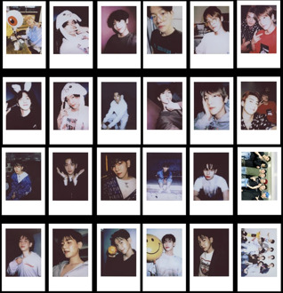 Kpop EXO Polaroid Photo Card Self Made Lomo Photocard Beakhyun Sehun Photograph 10pcs