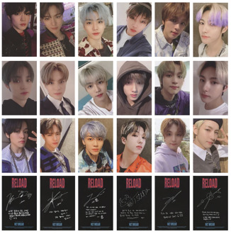 KPOP NCT DREAM Reload Autograph Photocard 3rd Album Slef Made Photograph Cards 6pcs