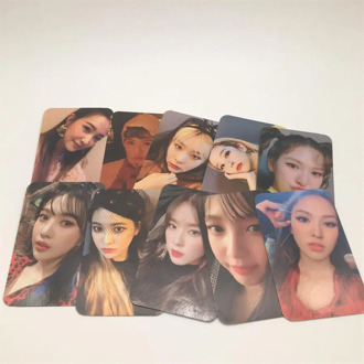 Kpop Red Velvet Mini Album RBB Paper Photo Cards Collective Autograph Photocard 10pcs/set