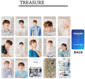 Kpop TREASURE Matte Photocard Self Made Album Photo Cards Round Corner Poster