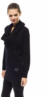 Kraagloze Gebreide Tuniek Mo14226 Zwart