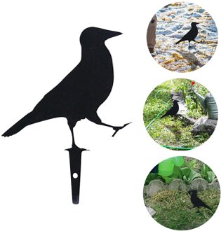 Kraai Standbeeld Tuin Borden Metalen Vogel Sculptuur Tuin Decoratie Outdoor Kunst Beeldje Tuinieren Home Decor Decoracion Jardin A-1stk