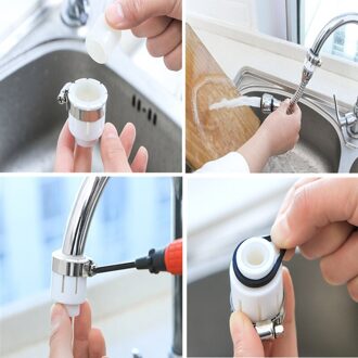 Kraan Beluchter Nozzle Kraan Adapter Kan Aanpassen 360 Draaien Waterbesparende Filter Kraan Keuken Kraan Connector Bubbler