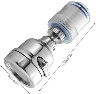 Kraan Filter Keuken Tap Spuitkop Anti-Splash Draaibare Waterbesparende Douchekop 01