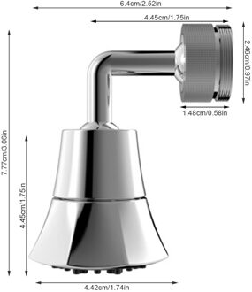Kraan Keuken Splash-Proof Douchekop Rubber Universele Roterende Filter Mesh Nozzle extern draad