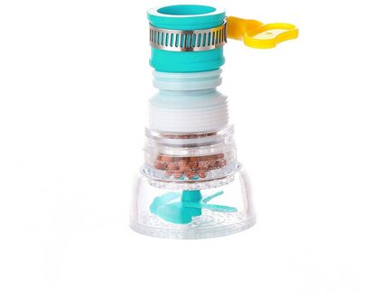 Kraan Roterende Water Dispenser Kan Verlengen Tarwe Rijst Steen Filter Douche Huishouden Keuken Anti-Spatten Filter Waterzuiveraar 4 generation groen