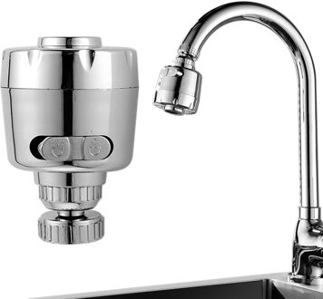 Kraan Rvs Splash-Proof Universele Tap Draaibaar Kraan Spuit Hoofd Douche Waterbesparende Sproeier Keuken Tool