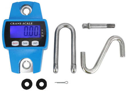 Kraan Schaal Gewicht 300Kg Zware Opknoping Haak Weegschalen Draagbare Digitale Roestvrij Steelin Dustry