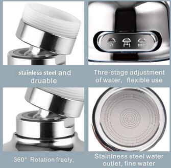 Kraan Sproeier Draaibare Universele Anti Splash Water Saving Kraan Spuitmond Tap Beluchter Tap Hoofd Voor Badkamer Keuken