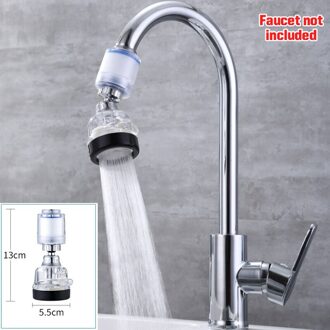 Kraan Spuit Adapter Splashproof Water Nozzle Splash Filter Aanrecht Accessoires Badkamer Home Improvement Armatuur Waskolf doorzichtig