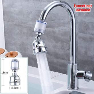Kraan Spuit Adapter Splashproof Water Nozzle Splash Filter Aanrecht Accessoires Badkamer Home Improvement Armatuur Waskolf licht grijs
